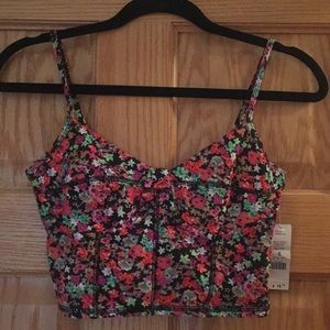 Floral Bralette/ Crop top